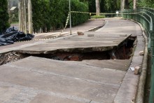Parque Ecológico de Itabirito é danificado pela chuva
