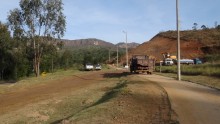Passarela sentido Mariana-Passagem é interditada
