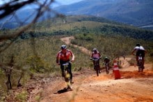 Percurso exigiu preparo dos atletas na 4ª etapa do Golden Biker em Itabirito