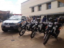 PM recebe viaturas e equipamentos