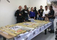 Polícia Civil de Ouro Preto apreende 55 kg de maconha