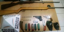 Polícia Militar apreende autores de homicídio