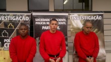 Polícia prende três suspeitos de assaltos a joalherias