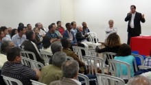 População participa de reunião do Plano Municipal de Saneamento Básico