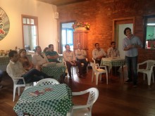 Prefeito Celso Cota visita o Clube Osquindô