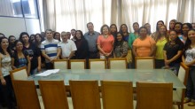 Prefeito empossa novas monitoras de creche e ensino especial