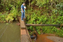 Prefeito visita as captações de água em Mariana e anuncia os investimentos que serão feitos