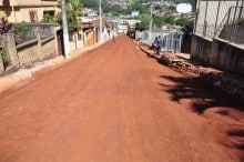 Prefeitura de Itabirito entrega asfalto na rua que dá acesso ao Cefet