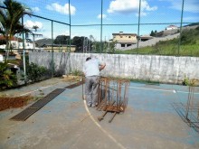 Prefeitura retoma as obras na quadra do São Pedro