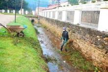 Prefeitura termina limpeza de quatro córregos em Ouro Preto