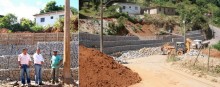 Presidente da Câmara de Ouro Preto fiscaliza obras nos bairros Santa Cruz e Morro Santana