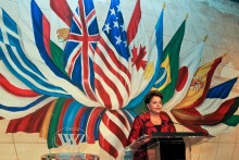 Presidente Dilma Roussef recebe prêmio Serviço Público nos EUA