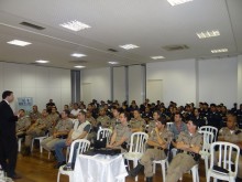 Promotor de Justiça ministra palestra para Guardas Municipais e Polícia Militar