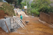 Rua São Geraldo, no bairro Lagoa, recebe obras de infraestrutura