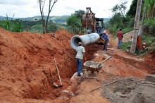 Ruas de Itabirito são contempladas com pavimentação