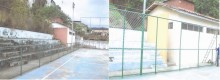 Secretaria de Desportos realiza obras em quadras poliesportivas