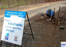 SEMAE-OP elimina vazamento de água na Rua Inconfidentes