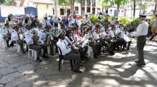 Sociedade Musical São Sebastião anima a manhã de domingo no Jardim