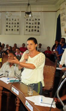 Solange Estevam apóia manifestações culturais de Amarantina