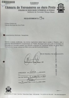Thiago Mapa luta contra paralisação do transporte escolar entre Ouro Preto e distritos