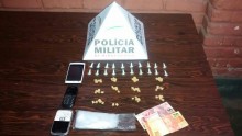 Traficante é detido no bairro Santa Rita de Cássia em Mariana