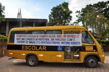 Transporte escolar de Itabirito ganha reforço com a aquisição de novo ônibus