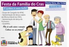 Vem aí mais uma edição da Festa da Família do Cras
