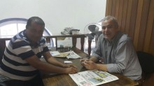 Vereador Léo Feijoada recebe visita de Deputado Federal Júlio Delgado