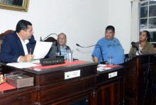 Vereadores fiscalizam obras de contenção da estrada que dá acesso a Rodrigo Silva