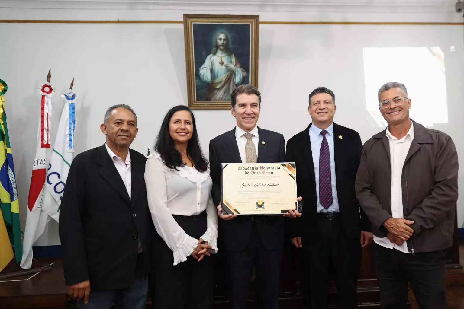 Procurador-geral de Justiça de Minas Gerais recebe título de Cidadão Honorário de Ouro Preto