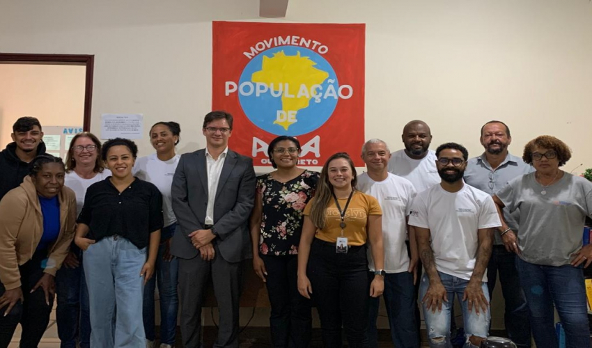 Promotor de justiça visita Centro POP e debate sobre a segurança pública de Ouro Preto