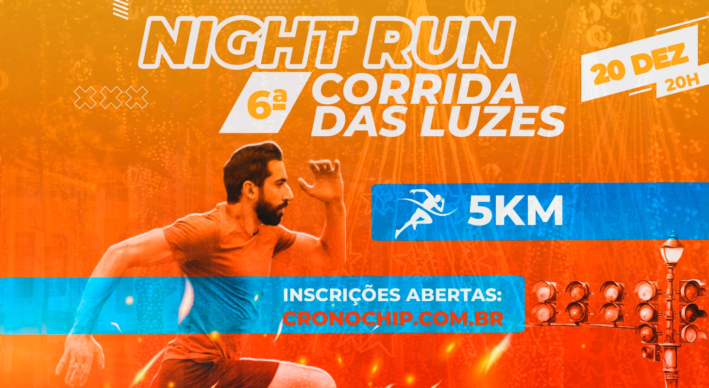 Inscrições Abertas para a 6ª Corrida das Luzes