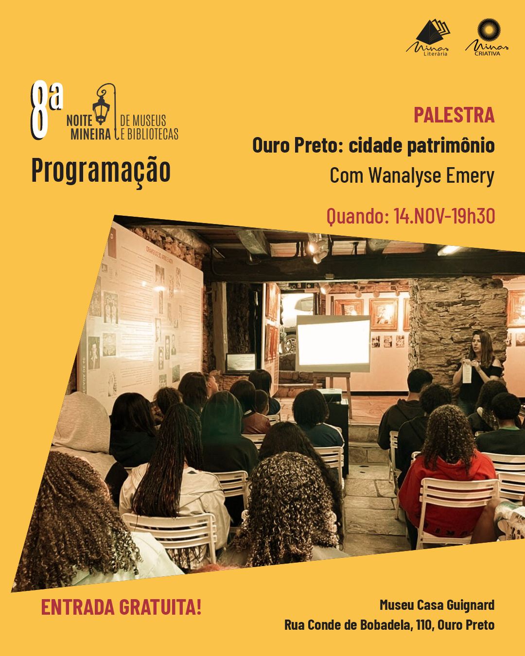 Museu Casa Guignard tem programação especial nesta quinta, 14