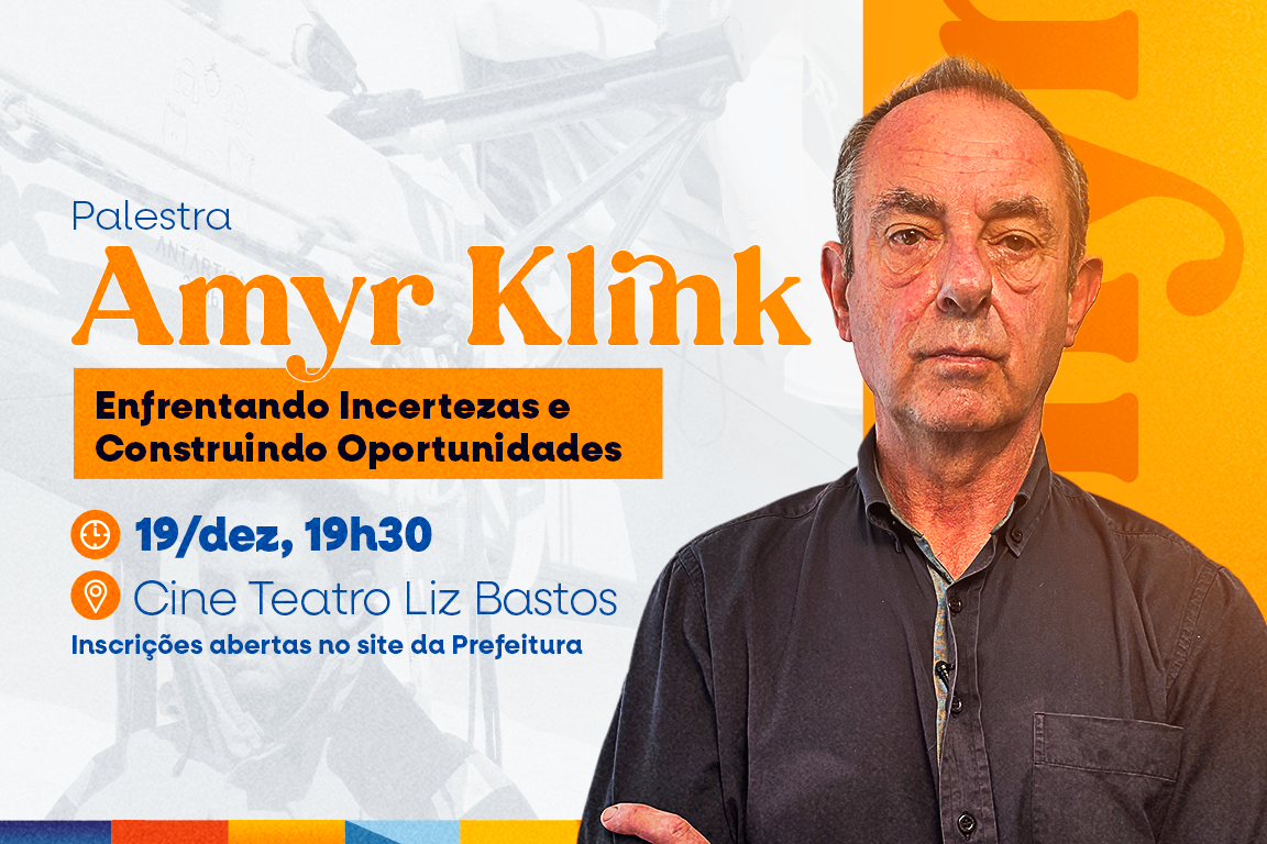 Prefeitura de Itabirito abre inscrições para palestra com Amyr Klink