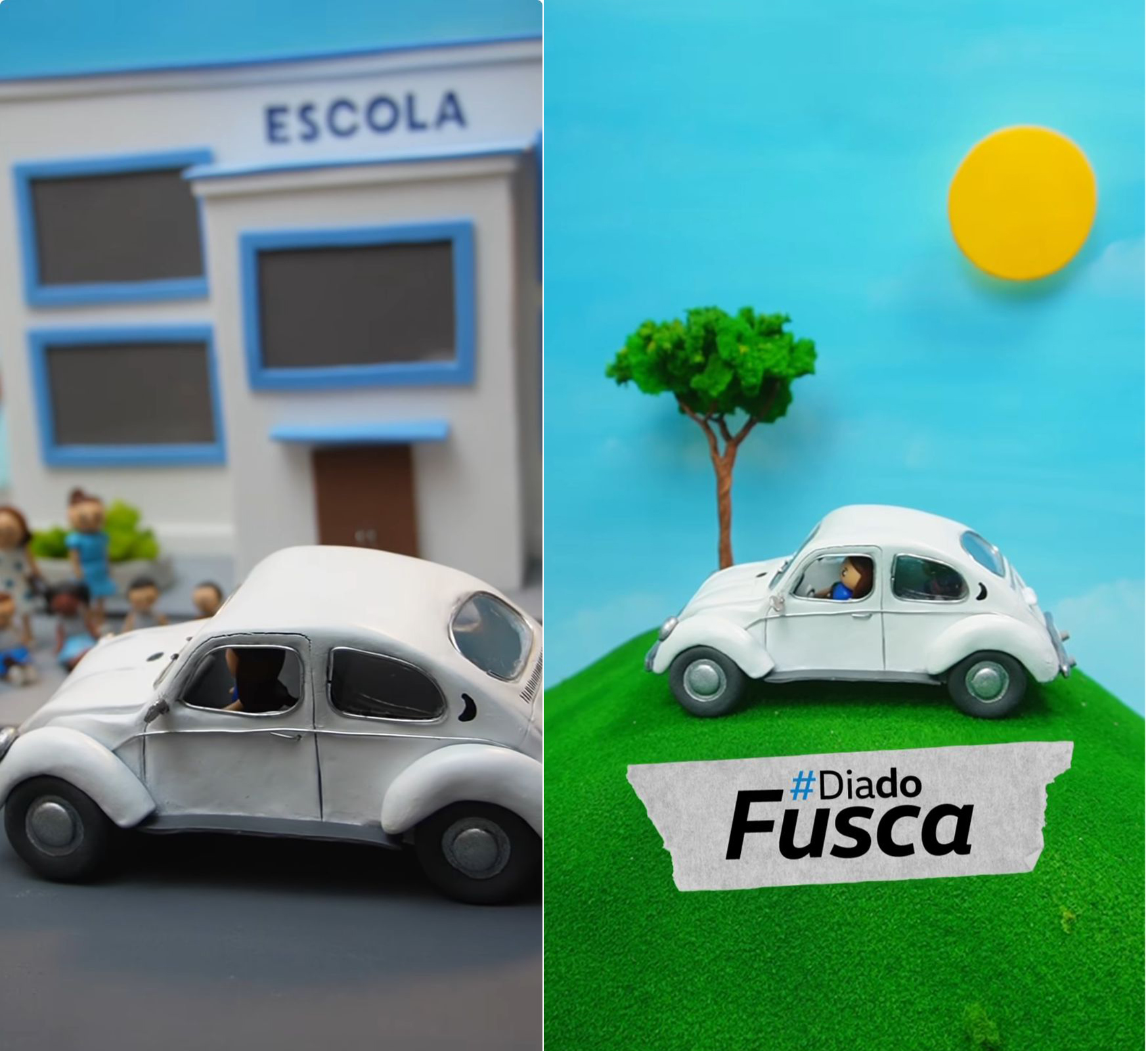 Volkswagen conta a história do “João Bolinha”, protagonista de projeto escolar em Itabirito, em campanha do Dia Nacional do Fusca