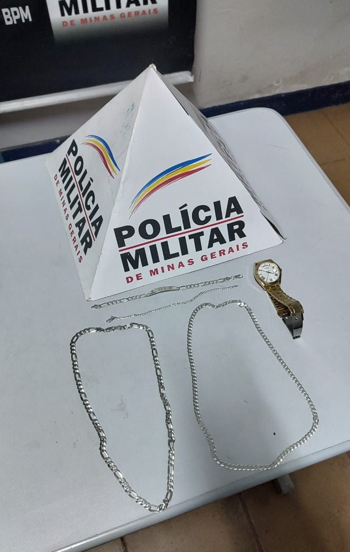 Polícia Militar prende suspeito de furto em Ouro Preto e recupera itens