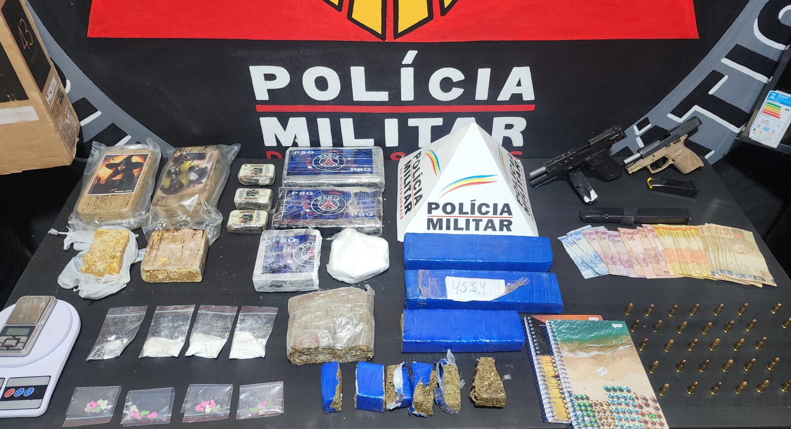 Carnaval de Ouro Preto: Polícia Militar apreende armas e diversos materiais ilícitos