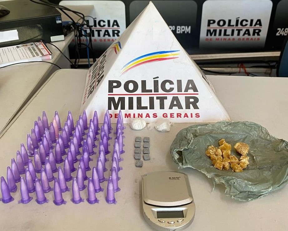 Operação da Polícia Militar de Ouro Preto apreende drogas no bairro Padre Faria