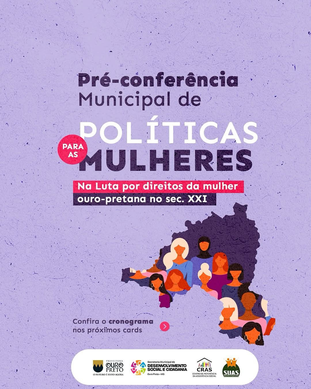 Pré-conferências de Políticas para as Mulheres acontece em Ouro Preto