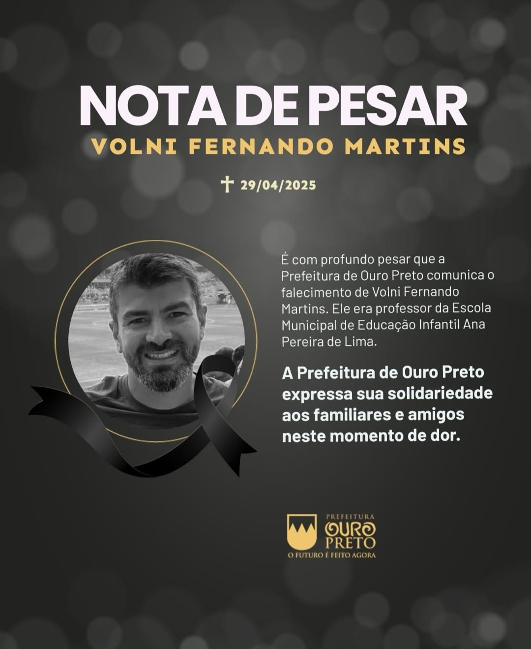 Ouro Preto: Acidente entre motocicleta e ônibus termina em morte de professor