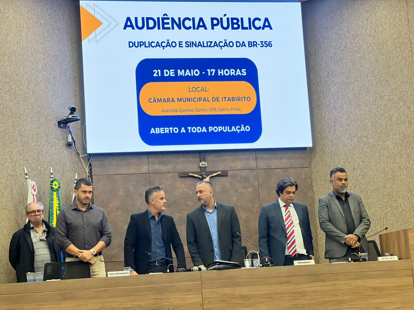 Audiência Pública em Itabirito Debate Duplicação e Segurança na BR-356