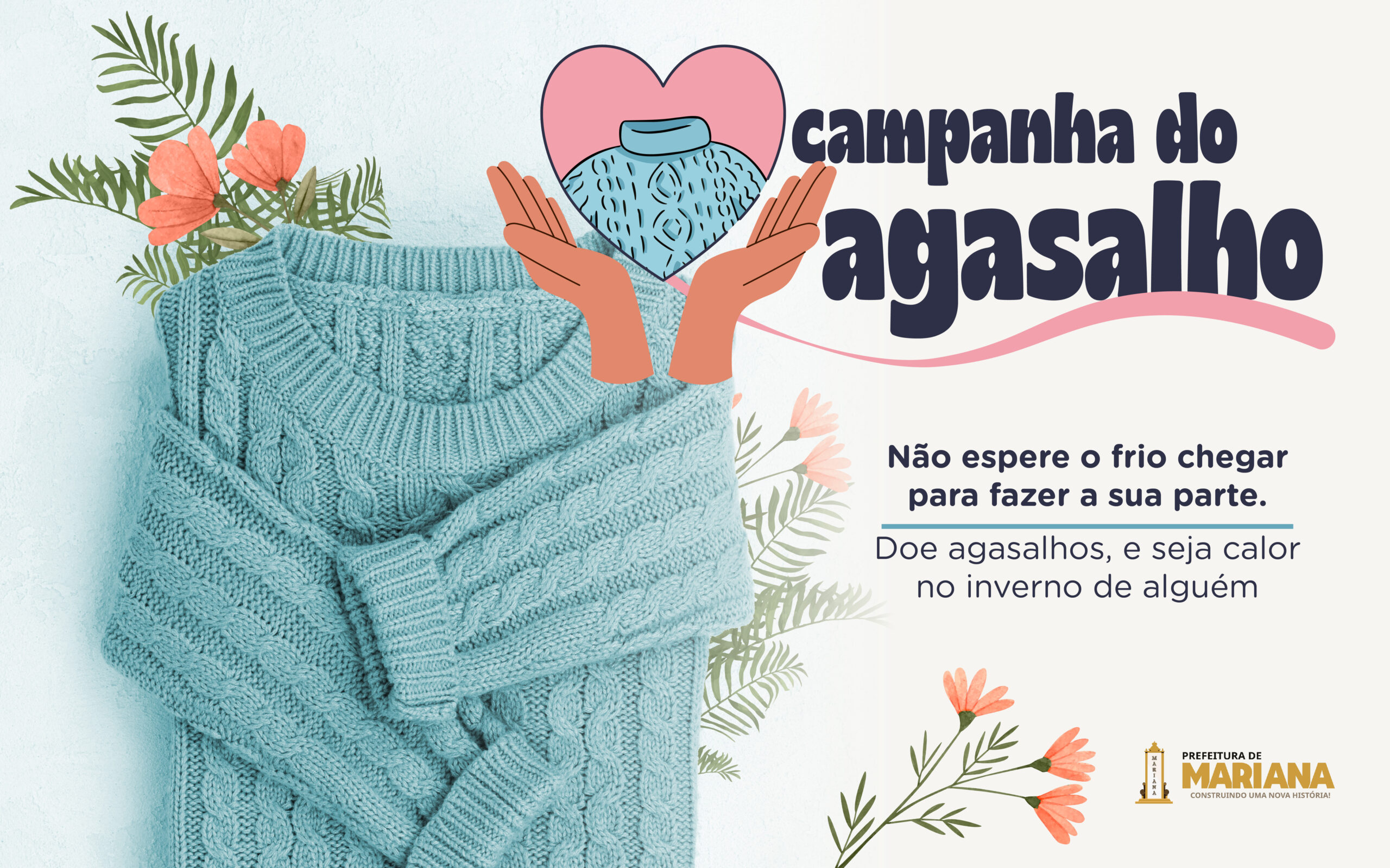 Prefeitura de Mariana começa Campanha do Agasalho para aquecer quem mais precisa