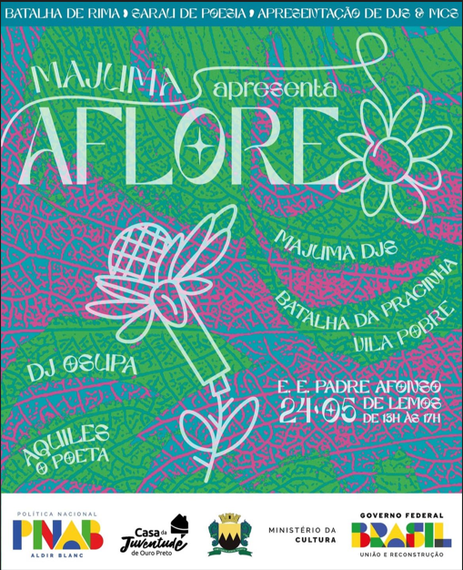 Festival Aflore celebra a cultura hip-hop neste sábado em Cachoeira do Campo, com entrada gratuita