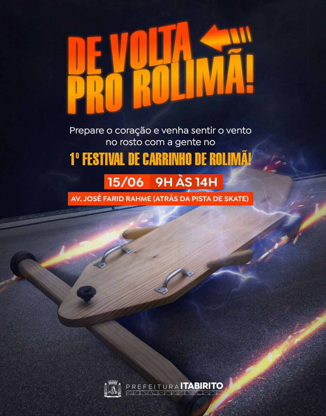 1º Festival de Carrinho de Rolimã promete reviver a infância de gerações em Itabirito