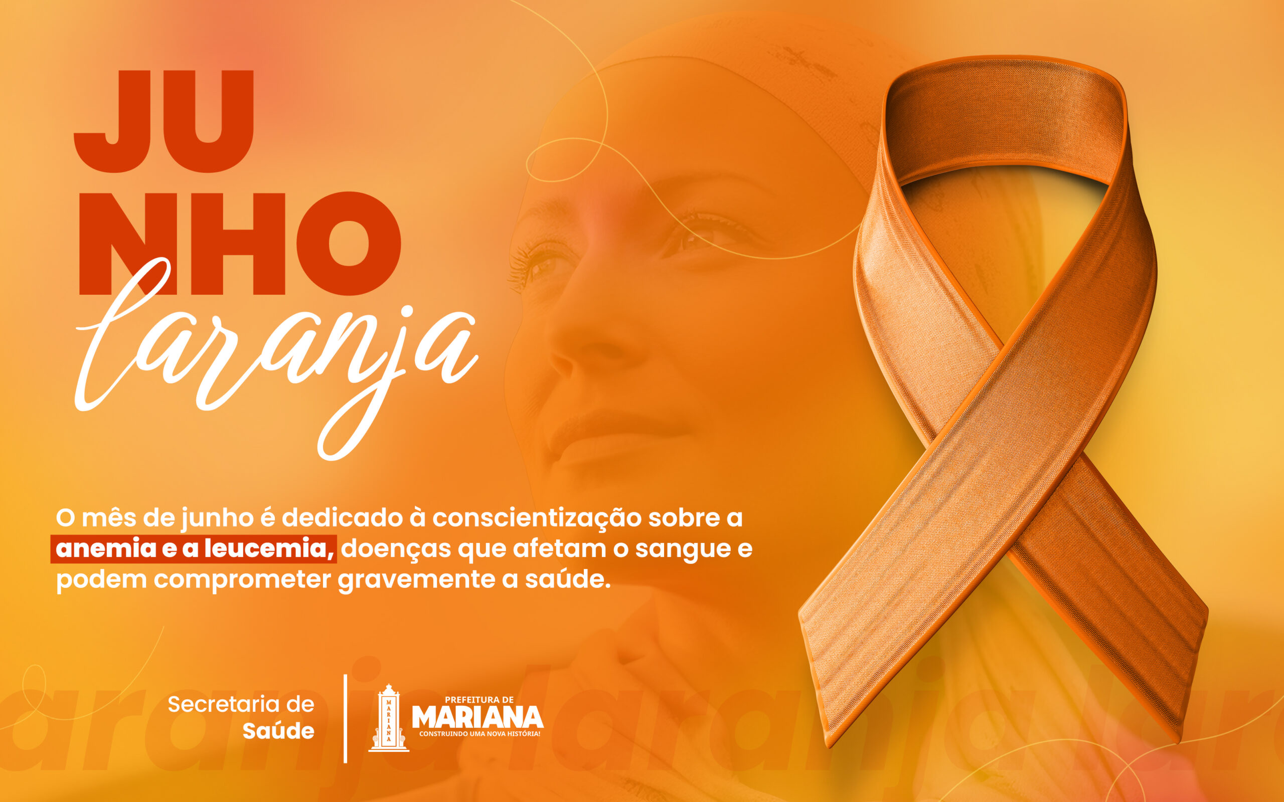 Prefeitura de Mariana conscientiza a população sobre o Junho Laranja
