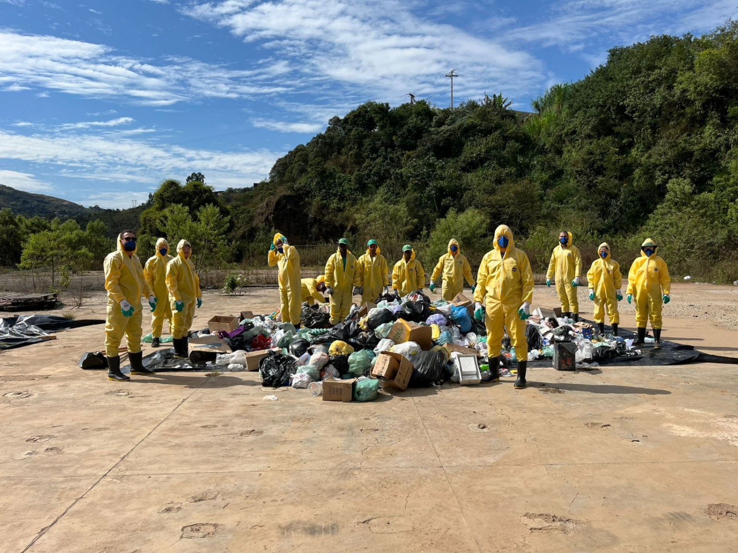 Prefeitura de Ouro Preto realiza testes para analisar composição do lixo gerado na cidade