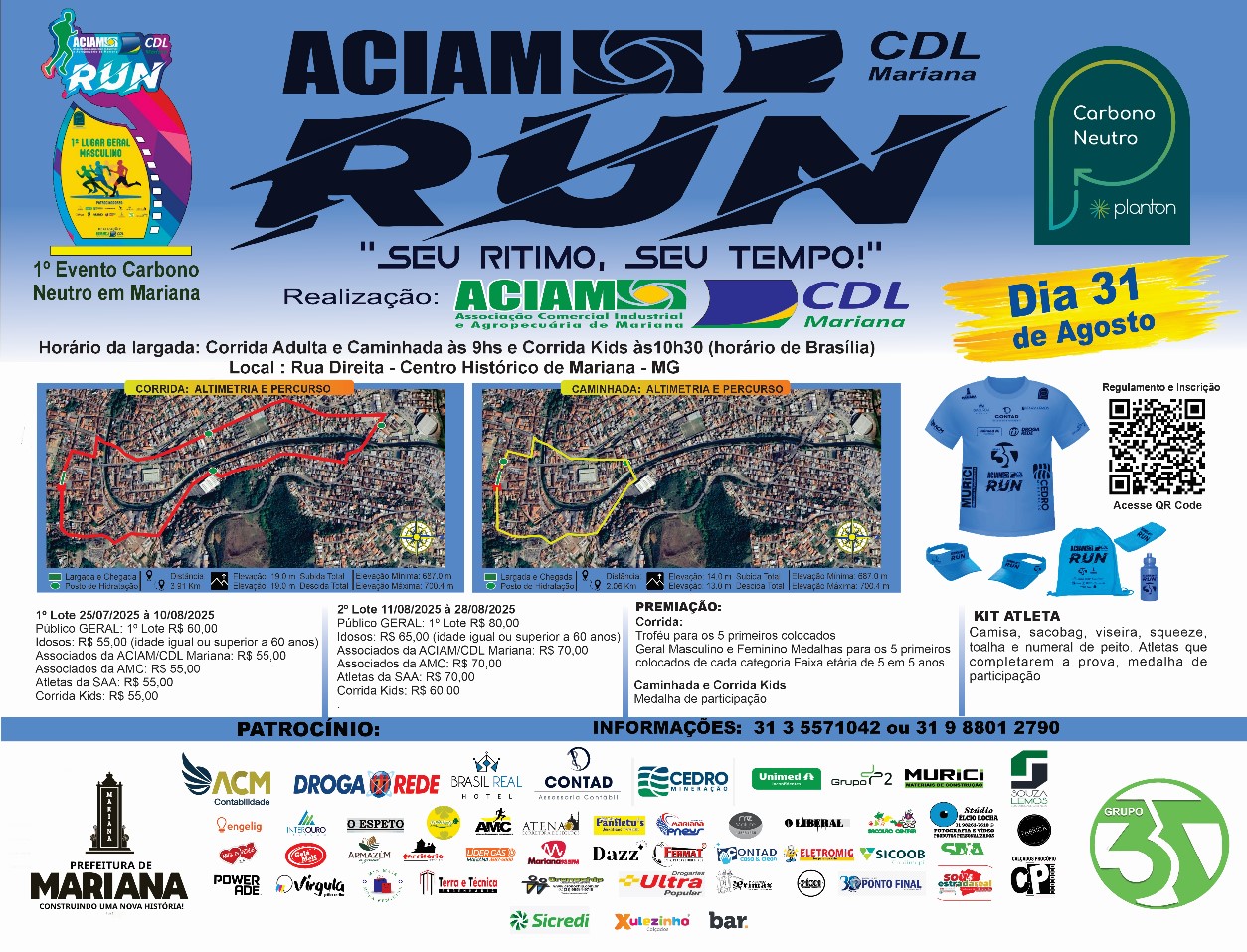 Mariana se prepara para a ACIAM CDL RUN 2025