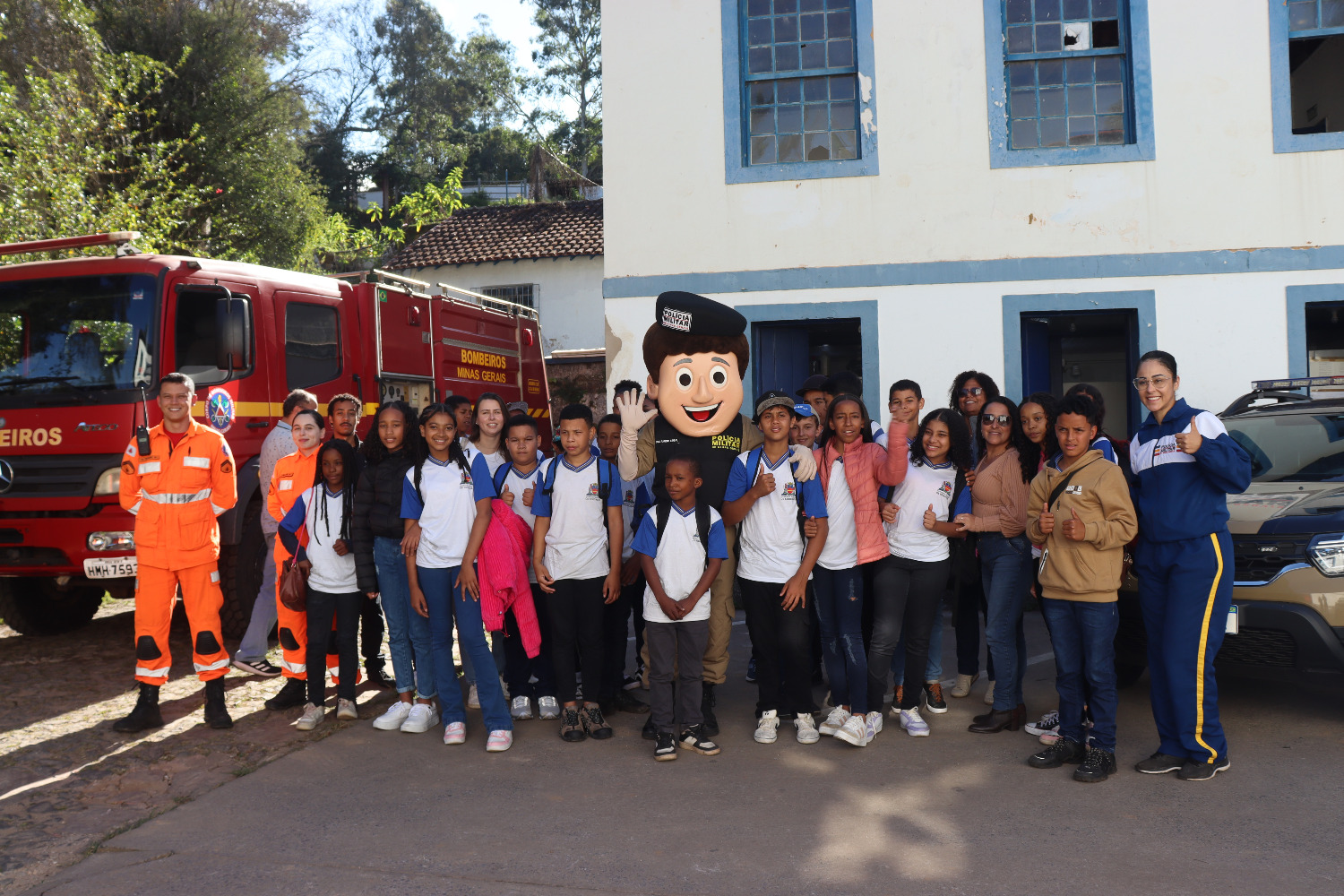 Polícia Militar de Mariana realiza primeiro encontro do Projeto 52º BPM Kids