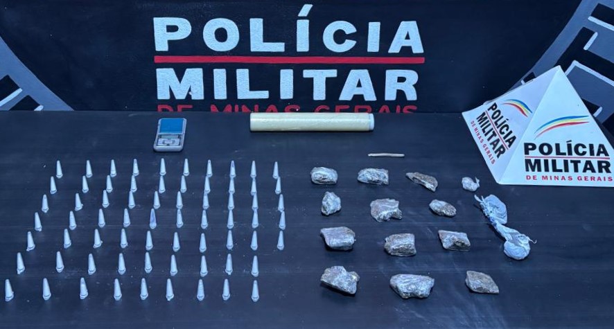 Homem é preso por violência doméstica e tráfico de drogas em Mariana