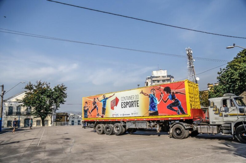 Projeto “Container do Esporte” leva variedade de modalidades esportivas para crianças em Mariana